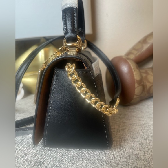 $159(NWT) Coach Lysa Top Handle In Signature Canvas - Picture 5 of 12